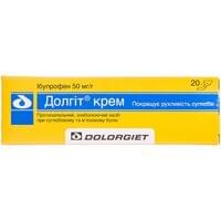 Купить Долгит крем 50 мг/г по 20 г (туба) Долгит крем 50 мг/г по 20 г (туба)