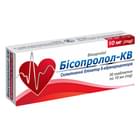 Купить Бисопролол-КВ таблетки по 10 мг №30 (3 блистера х 10 таблеток) Бисопролол-КВ таблетки по 10 мг №30 (3 блистера х 10 таблеток)