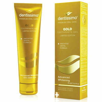 Зубна паста Dentissimo Advanced Whitening Gold відбілююча 75 мл