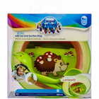 Набір для годування Canpol 21/300 тарілка з кришкою + виделка + ложка з 9-ти місяців