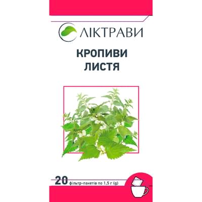 Кропиви листя Ліктрави по 1,5 г №20 (фільтр-пакети)