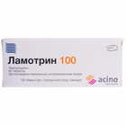 Ламотрин таблетки по 100 мг №60 (6 блистеров х 10 таблеток)