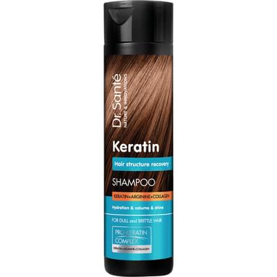Шампунь Dr.Sante Keratin для тьмяного та ламкого волосся 250 мл