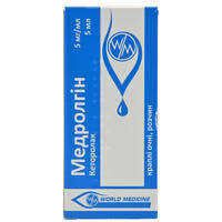 Медролгин Ромфарм капли глаз. 5 мг/мл по 5 мл (флакон)