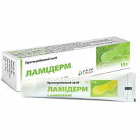 Ламідерм крем 10 мг/г по 15 г (туба)