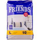 Пеленки гигиенические впитывающие детские Friends Premium с суперабсорбентом размер L 90 см x 60 см 10 шт.