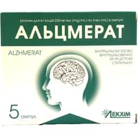 Купить Альцмерат раствор д/ин. 250 мг/мл по 4 мл №5 (ампулы) Альцмерат раствор д/ин. 250 мг/мл по 4 мл №5 (ампулы)