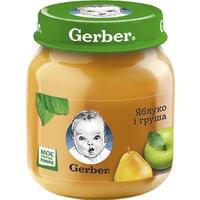 Пюре фруктовое Gerber Яблоко и груша с 6-ти месяцев 130 г