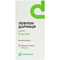Лефлок-Дарниця розчин д/інф. 5 мг/мл по 100 мл (флакон)