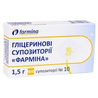 Купить Глицериновые суппозитории 'Фармина' по 1,5 г №10 (2 блистера х 5 суппозиториев) Глицериновые суппозитории 'Фармина' по 1,5 г №10 (2 блистера х 5 суппозиториев)