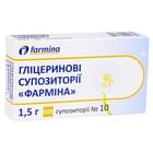 Купить Глицериновые суппозитории 'Фармина' по 1,5 г №10 (2 блистера х 5 суппозиториев) Глицериновые суппозитории 'Фармина' по 1,5 г №10 (2 блистера х 5 суппозиториев)