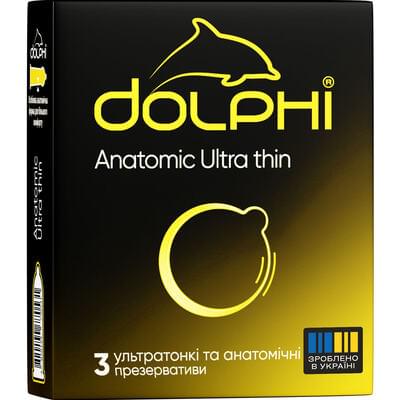 Презервативы Dolphi Anatomic Ultra Thin 3 шт.