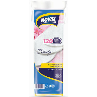 Ватные диски Novax косметические 120 шт.