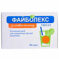 Файболекс зі смаком апельсина порошок д/орал. розчину по 6,42 г №10 (саше)