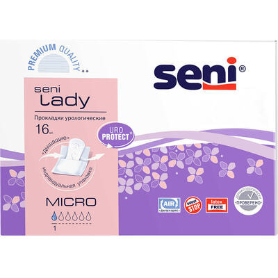 Прокладки урологічні Seni Lady Micro 16 шт.