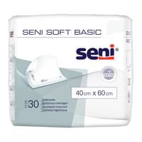 Пелюшки гігієнічні поглинаючі Seni Soft Basic 40 см х 60 см 30 шт.