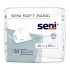 Пелюшки гігієнічні поглинаючі Seni Soft Basic 40 см х 60 см 30 шт.