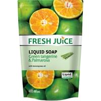 Купити Гель-мило рідке Fresh Juice Green Tangerine&Palmarosa дой-пак 460 мл Гель-мило рідке Fresh Juice Green Tangerine&Palmarosa дой-пак 460 мл