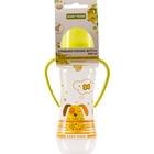 Пляшечка для годування Baby Team 1311 з латексною соскою та ручками з народження 250 мл