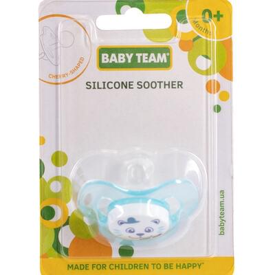 Пустышка силиконовая Baby Team 3003 вишнеобразной формы с рождения