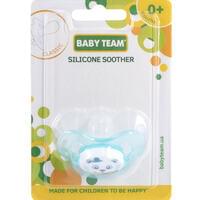 Купити Пустушка силіконова Baby Team 3007 класична з народження Пустушка силіконова Baby Team 3007 класична з народження