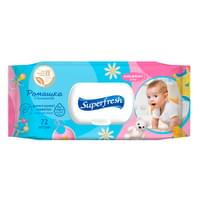 Салфетки влажные детские Superfresh 72 шт.