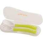 Купити Набір для годування Baby Team 6105 виделка + ложка у футлярі Набір для годування Baby Team 6105 виделка + ложка у футлярі