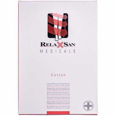 Гольфи Relaxsan Cotton M2050 23-32 мм рт. ст. бавовна з відкритим носком розмір 3 бежеві