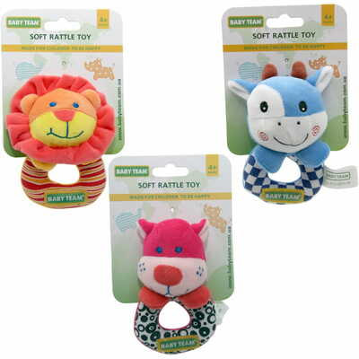 Іграшка-брязкальце Baby Team 8501 м'яка в асортименті