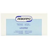 Левопро розчин д/інф. 500 мг / 100 мл по 100 мл (контейнер)