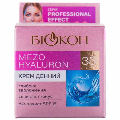 Крем для обличчя Біокон Professional effect Mezo hyaluron 35+ денний 50 мл