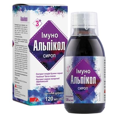 Альпікол сироп по 120 мл (флакон)