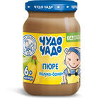 Купить Пюре фруктовое Чудо-Чадо Яблоко-банан без сахара с 6-ти месяцев 170 г Пюре фруктовое Чудо-Чадо Яблоко-банан без сахара с 6-ти месяцев 170 г