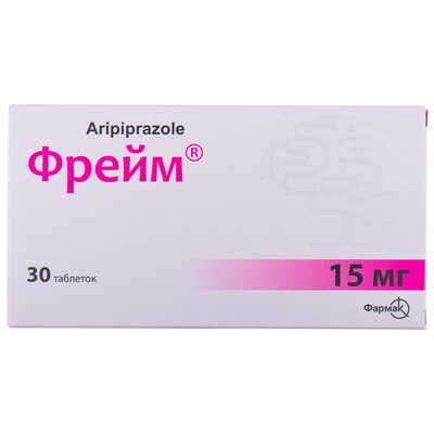 Фрейм таблетки по 15 мг №30 (3 блистера х 10 таблеток)