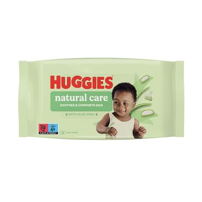 Салфетки влажные детские Huggies Natural Care 56 шт.