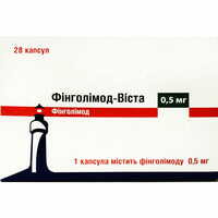 Финголимод-Виста капсулы по 0,5 мг №28 (4 блистера х 7 капсул)