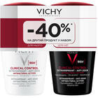 Набор Vichy Homme Clinical Control дезодорант женский + мужской 2022