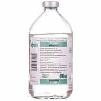 Маннит Инфузия раствор д/инф. 15% по 400 мл (бутылка)