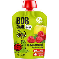 Пюре фруктове Bob Snail Яблуко-малина з 6-ти місяців 90 г