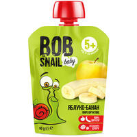 Пюре фруктове Bob Snail Яблуко-банан з 5-ти місяців 90 г