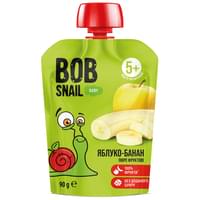 Пюре фруктове Bob Snail Яблуко-банан з 5-ти місяців 90 г