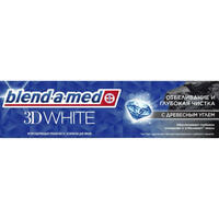 Зубна паста Blend-a-med 3D White Відбілювання та глибоке чищення з деревним вугіллям 100 мл