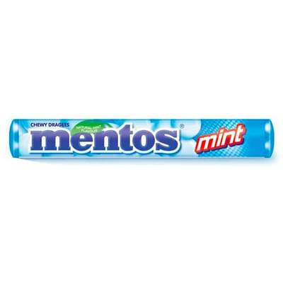 Драже жувальне Mentos М'ята 37 г