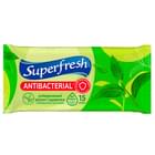 Серветки вологі Superfresh антибактеріальні 15 шт.