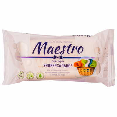 Мыло хозяйственное Maestro 72% универсальное 125 г
