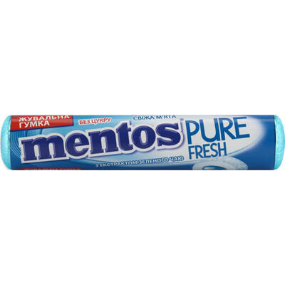 Резинка жевательная Mentos Pure Fresh Мята 15,75 г
