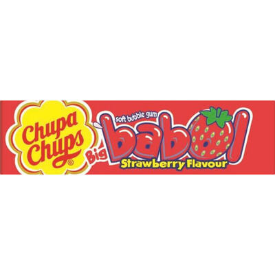 Резинка жевательная Chupa Chups Клубника big babol 27,6 г