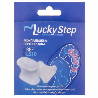 Перегородка межпальцевая Lucky Step LS10 гелевая размер 3