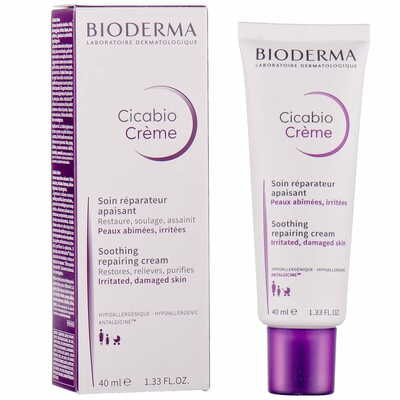 Крем для шкіри Bioderma Cicabio відновлюючий та регенеруючий з антибактеріальним ефектом 40 мл