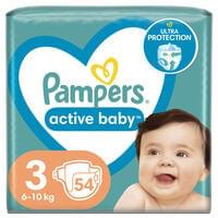 Підгузки Pampers Active Baby розмір 3, 6-10 кг, 54 шт.